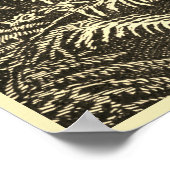 Vintager Nebelwald Poster (Ecke)