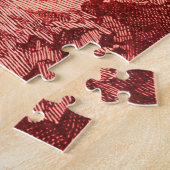 Vintager Nebelwald Puzzle (Seite)