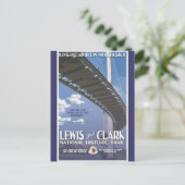 Vintager Nebraska Lewis und Clark Trail Postkarte (Stehend Vorderseite)