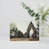 Vintager neuer Friedhof für Eichenhaine Feiertagspostkarte (Stehend Vorderseite)