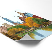 Vintager New York City Central Park Poster (Ecke)