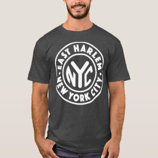 Vintager New York City Circle East Harlem White T-Shirt