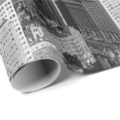 Vintager New- York Citykunst-Deko-Wolkenkratzer Geschenkpapier