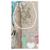 Vintager New- Yorkentwurf Kleine Geschenktüte (Rückseite)