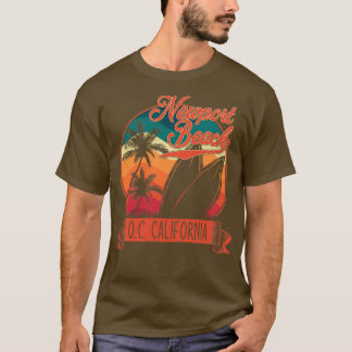 Vintager Newport Beach Orange Landkreis California T-Shirt