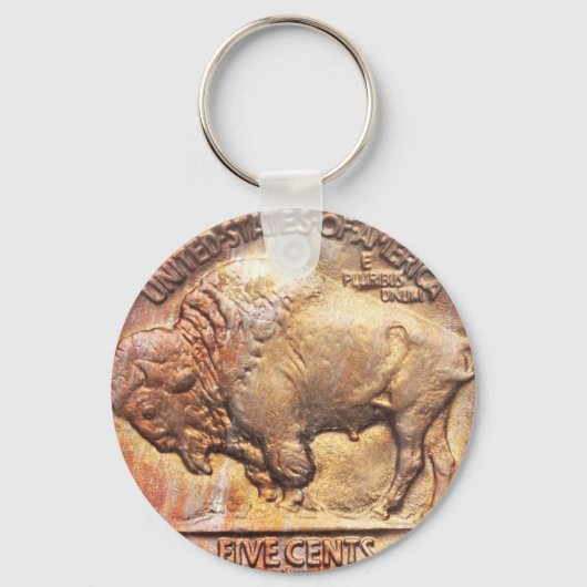 Vintager Nickel-Coin-Sammler-Schlüsselanhänger Schlüsselanhänger (Vorderseite)