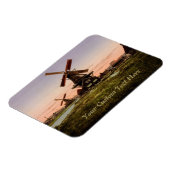 Vintager niederländischer Windmühlen-Magnet Magnet (Linke Seite)