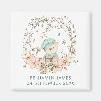 Vintager Niedlicher Bären Name Geburtsdatum