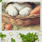 Vintager Niedlicher Beagle Welpe Geschirrtuch (Gefaltet)