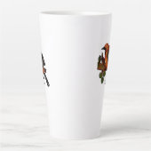Vintager Niedlicher Bright-Bird und Foliage Milchtasse (Vorderseite)