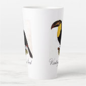 Vintager Niedlicher Bright-Bird und Foliage Milchtasse (Vorderseite)