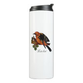 Vintager Niedlicher Bright-Bird und Foliage Thermosbecher (Nach links gedreht)
