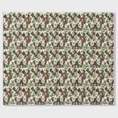 Vintager Niedlicher Dalmatiner Geschenkpapier (Flach)