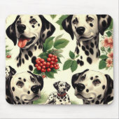 Vintager Niedlicher Dalmatiner Mousepad (Vorne)