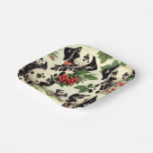 Vintager Niedlicher Dalmatiner Pappteller (Gewinkelt)