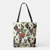 Vintager Niedlicher Dalmatiner Tasche (Rückseite)