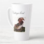 Vintager Niedlicher Entenbird und Foliage Milchtasse (Linke Ecke)