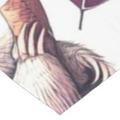 Vintager Niedlicher Faultier Nahtlose Wasserfarbe Tischdecke (Schrägansicht)