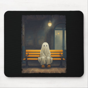 Vintager Niedlicher Geist Wartete auf Stuhlhalm Mousepad