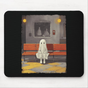 Vintager Niedlicher Geist Wartete die Haltestelle Mousepad