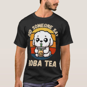Vintager Niedlicher maltesischer Hund hat jemand B T-Shirt
