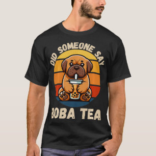 Vintager Niedlicher Mastiff Hund hat jemand Boba T T-Shirt