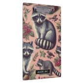 Vintager Niedlicher Racoon Klemmbrett (Rechts)