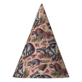 Vintager Niedlicher Racoon Partyhütchen (Links)