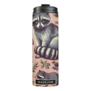 Vintager Niedlicher Racoon Thermosbecher