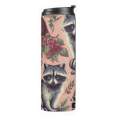 Vintager Niedlicher Racoon Thermosbecher (Nach links gedreht)
