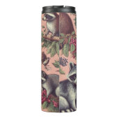 Vintager Niedlicher Racoon Thermosbecher (Rückseite)