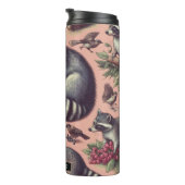 Vintager Niedlicher Racoon Thermosbecher (Nach rechts gedreht)