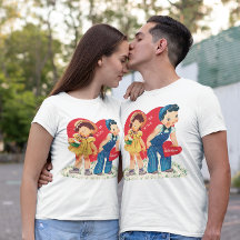 Vintager Niedlicher Valentinstag, Herz für Junge u