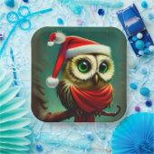 Vintager Niedlicher Weihnachtsfeiertag Pappteller (Party)