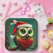 Vintager Niedlicher Weihnachtsfeiertag Pappteller (Party)