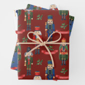 Vintager Niedlicher Weihnachtskalender Geschenkpapier Set (Beispiel)