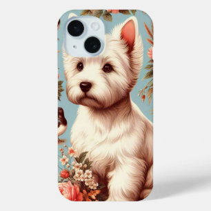 Vintager Niedlicher West Highland White Terrier Case-Mate iPhone Hülle