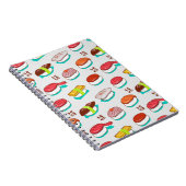 Vintager Nigiri-Sushi, Doodmuster Notizblock (Rechte Seite)