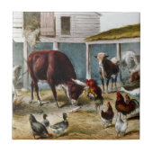 Vintager nostalgischer Barnyard und Fliese (Vorderseite)