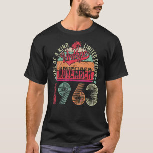 Vintager November 1963 59 Jahre alt 59. Geburtstag T-Shirt