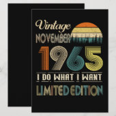 Vintager November 1965 Was ich Wollte Limited Edit Save The Date (Vorne/Hinten)