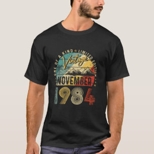 Vintager November 1984 40. Geburtstagsgeschenk für T-Shirt