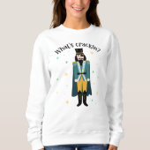 Vintager Nussknacker im WeihnachtsRetro Sweatshirt (Vorderseite)