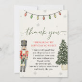 Vintager Nutcracker Danke Karte (Vorderseite)