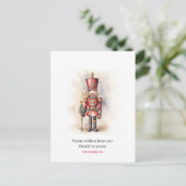 Vintager Nutcracker & Frohe Weihnachten (Stehend Vorderseite)
