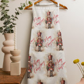 Vintager Nutcracker & Frohe Weihnachten Schürze