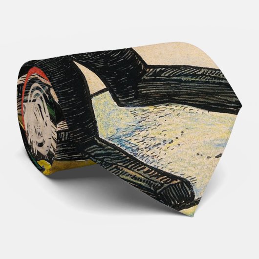 Vintager Nutcracker unter Weihnachtsbaum Krawatte (Gerollt)