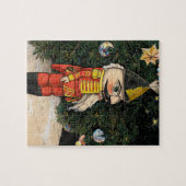 Vintager Nutcracker unter Weihnachtsbaum Puzzle (Horizontal)