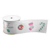 Vintager Nutcracker Weihnachtsfeiertag Satinband (Spule)