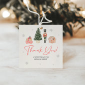 Vintager Nutcracker Winter Onederland-Geschenktag Geschenkanhänger